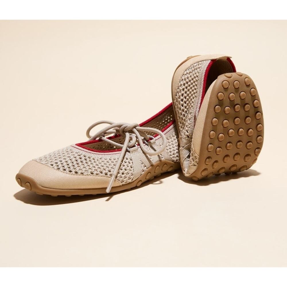Vivaia Cecily Sporty Hybrid Mesh Mary Janes Bendable Almond Playful Charms 9.5 - Picture 4 of 11